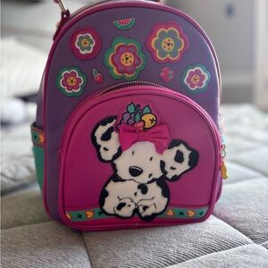 Loungefly Pink and Purple Dalmatian Backpack